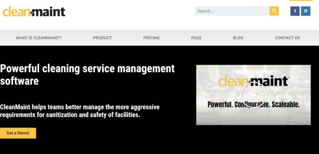 CleanMaint janitorial app