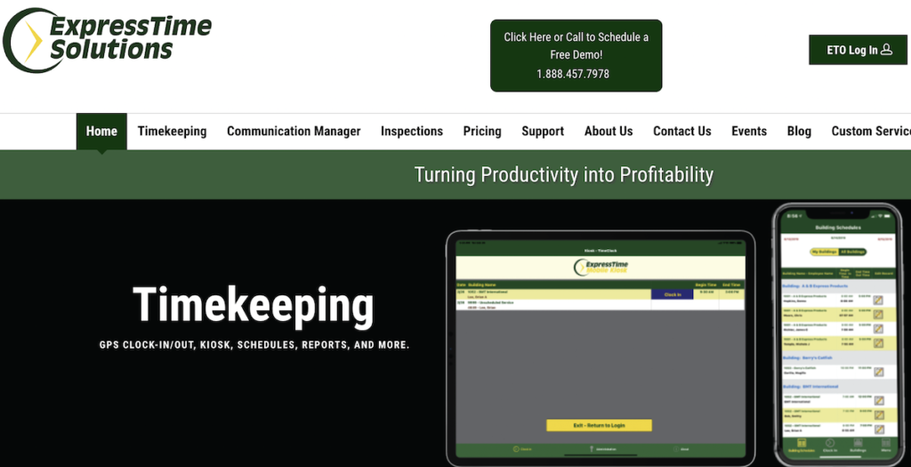 express time janitorial and cleaning app