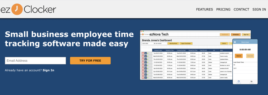 ezClocker Time Clock Apps